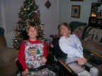 Brantley and Stacey with matching hair under the Christmas tree 12-3-10 Thumbnail