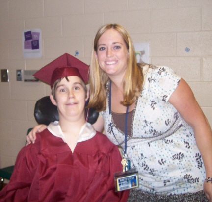 Brantley in Cap and Gown with Brannon