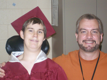 Brantley in Cap and Gown with Will