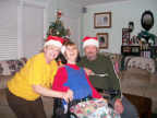 Mommy, Brantley, and Big Daddy under the Christmas Tree 12-11-10 Thumbnail